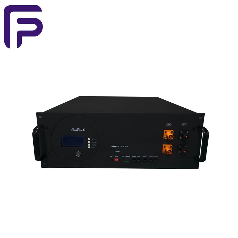 16S1P 51.2V 100Ah 5120Wh Rack LiFePO4 Energy Storage Battery