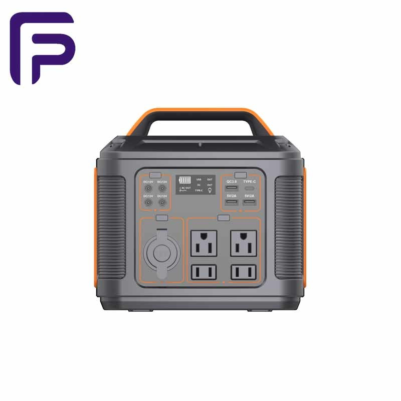 72000mAh 230.4wh Outdoor Portable Power Station 1000 Cycles Orange / Green P302