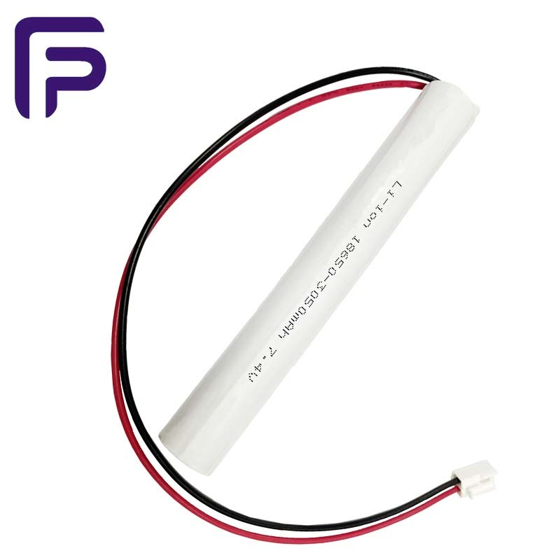 2s1p 7.4V 18650 Lithium Ion Battery Pack 3050mAh White for Electronic Equipment