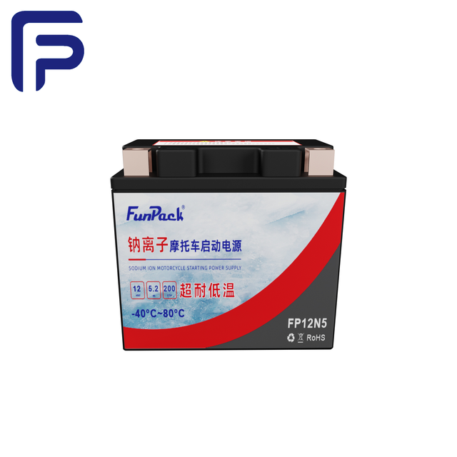 Sodium-Ion Battery Rechargeable 12V 5.2ah Motorcycle Starting Battery Deep Cycle