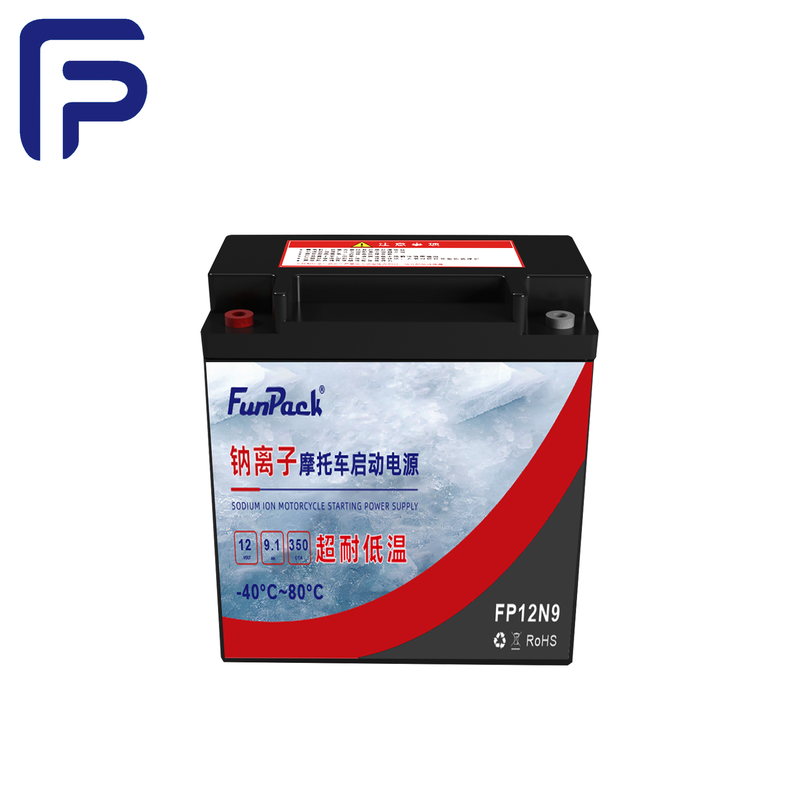 Sodium-Ion Battery Rechargeable 12V 9.1ah Motorcycle Starting Battery Deep Cycle