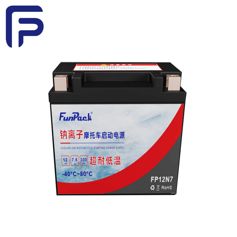 Sodium-Ion Battery Rechargeable 12V 7.8ah Motorcycle Starting Battery Deep Cycle
