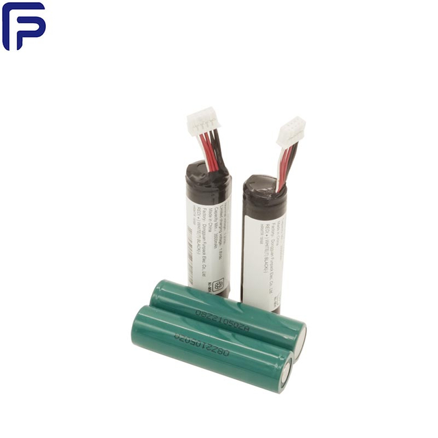 PVC 3.7 V Lithium Ion Battery Pack 3000mAh 300 Cycles Customized Size