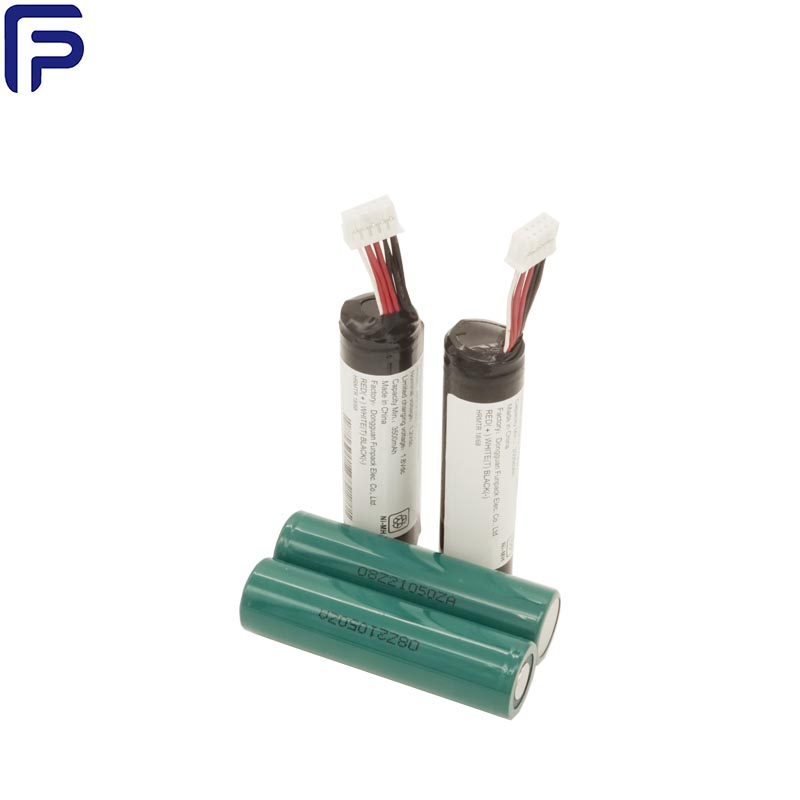 PVC 3.7 V Lithium Ion Battery Pack 3000mAh 300 Cycles Customized Size